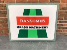 Ransomes Grass Machinery Illuminated Dealership Sign&nbsp;