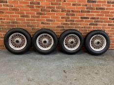 Set Of Four MGB 14" Inch Wire Wheels