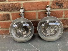 A Pair Of Rotaflare 7 Inch Spot Lamps