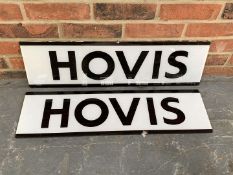 Pair Of Original Glass “Hovis” Signs