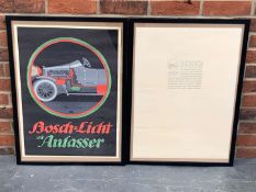Two Framed Bosch Posters