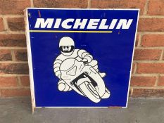 Aluminium Michelin Motorcycles Flanged Sign