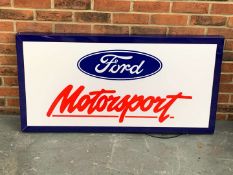 Modern Illuminated Ford Motorsport Display&nbsp;