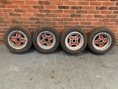 Set Of Four Ford RS Alloy Wheels