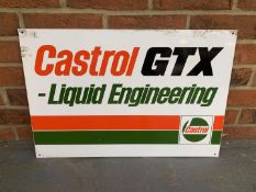 Aluminium Castrol GTX Liquid Engineering Sign