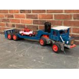 Large Wooden Scratch Built Pickfords &nbsp;Lorry &amp; Diecast Breakdown Truck (2)