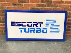 Modern Illuminated Escort RS Turbo Display
