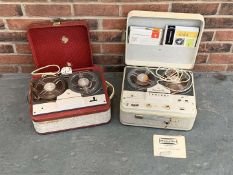Ex Goodwood two cased reel to reel players