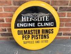 Aluminium Convex Hepolite Engine Clinic Sign