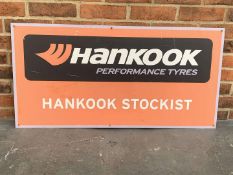 Aluminium Hankook Tyres Stockist Sign