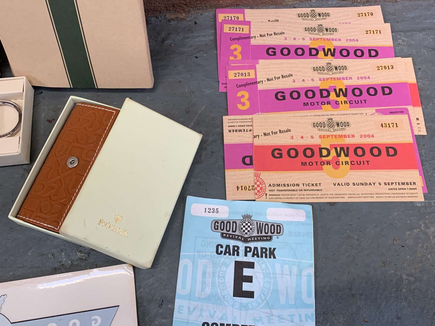 Mixed Lot Of Goodwood Tickets, Rolex Tie, Key Fob Etc - Image 4 of 5