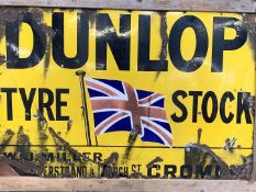 Cromer & Overstrand Dunlop Tyre Stock Sign