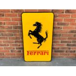 Cast Aluminium Ferrari Sign