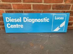 Metal Lucas Diesel Diagnostic Centre Sign