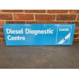 Metal Lucas Diesel Diagnostic Centre Sign