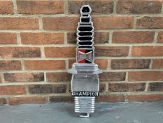 Cast Aluminium Champion Spark Plug Sign&nbsp;