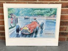 Limited Edition 1951 Grand Prix Signed Print