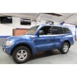 2001 Mitsubishi Shogun DI-D Equippe