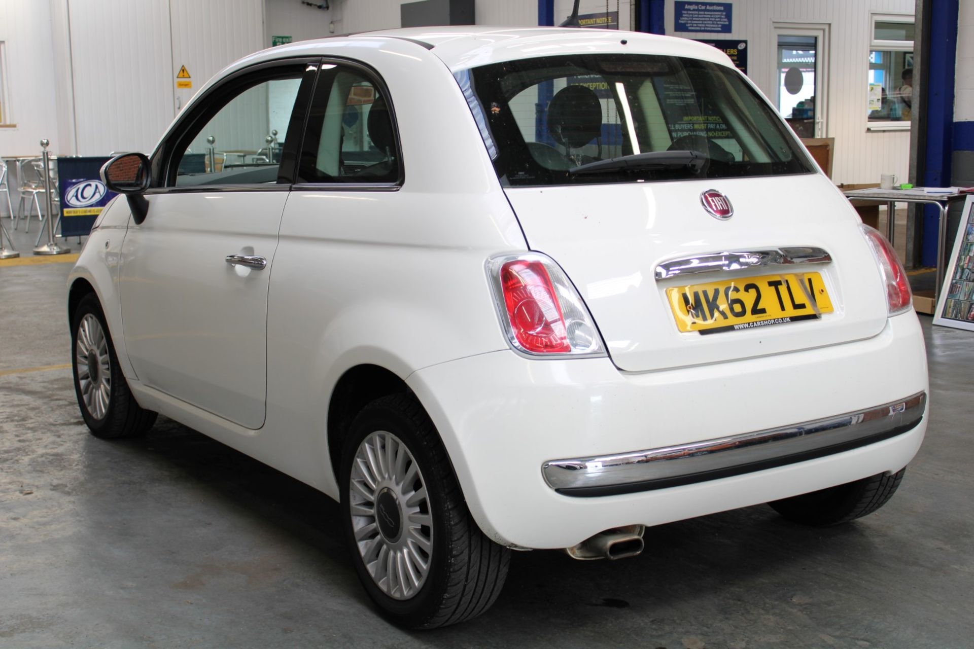 62 12 Fiat 500 Lounge RHD - Image 22 of 23