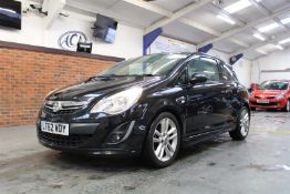 2012 VAUXHALL CORSA LIMITED EDITION