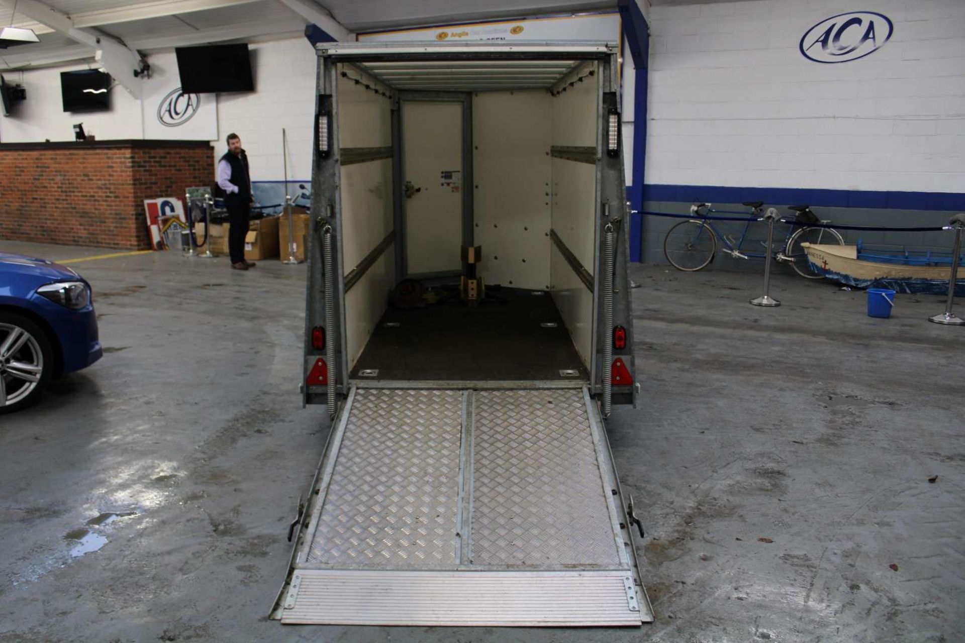 IFOR WILLIAMS COVERED MOTORCYCLE TRAILER.&nbsp; - Image 3 of 19