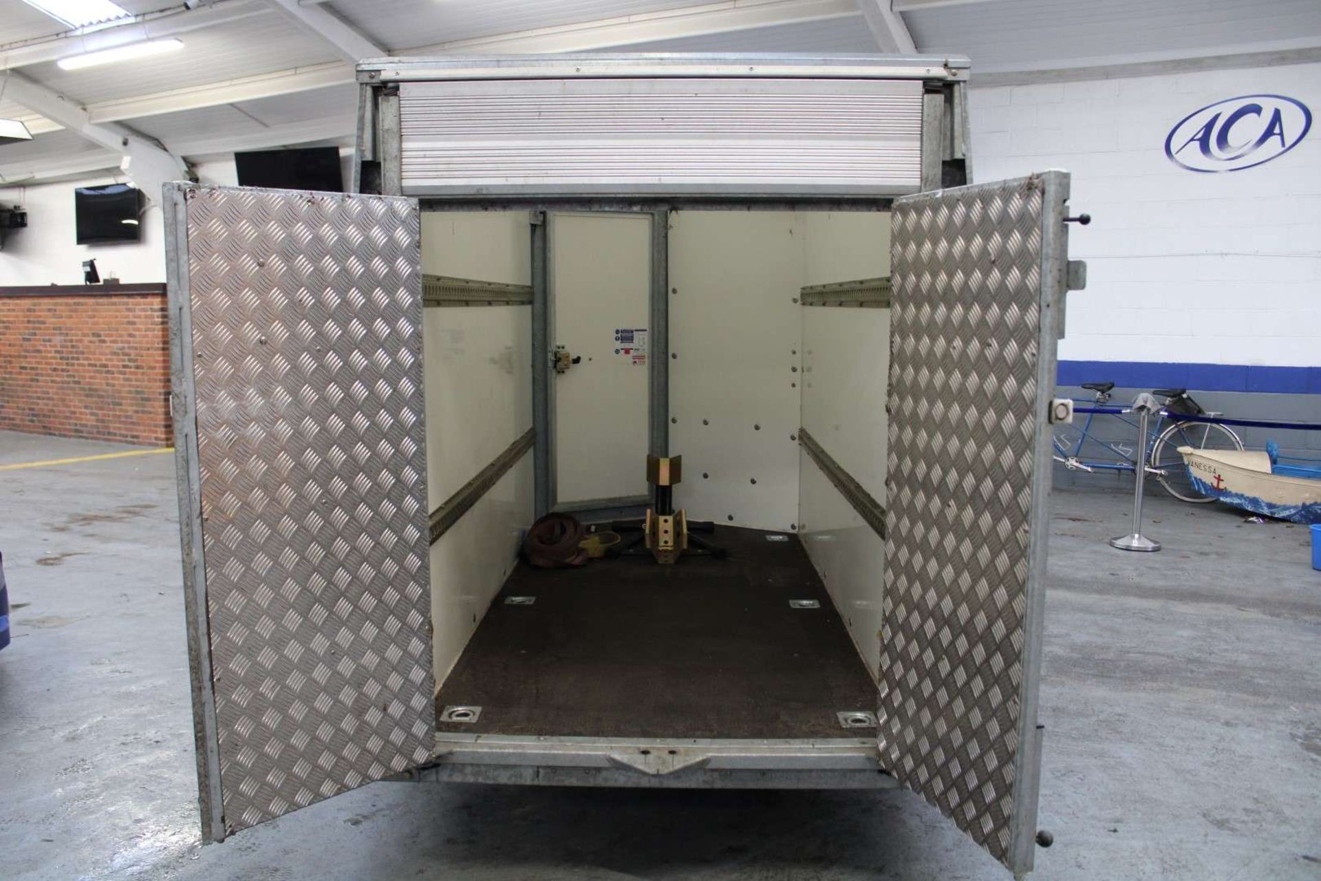 IFOR WILLIAMS COVERED MOTORCYCLE TRAILER.&nbsp; - Image 15 of 19