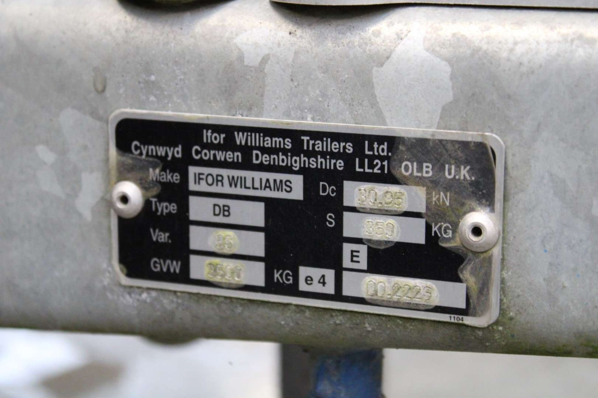 IFOR WILLIAMS COVERED MOTORCYCLE TRAILER.&nbsp; - Image 17 of 19