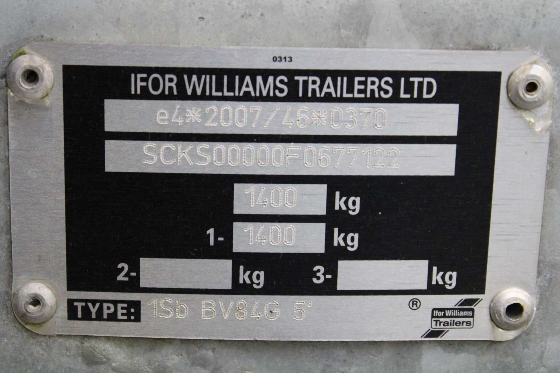IFOR WILLIAMS COVERED MOTORCYCLE TRAILER.&nbsp; - Image 18 of 19
