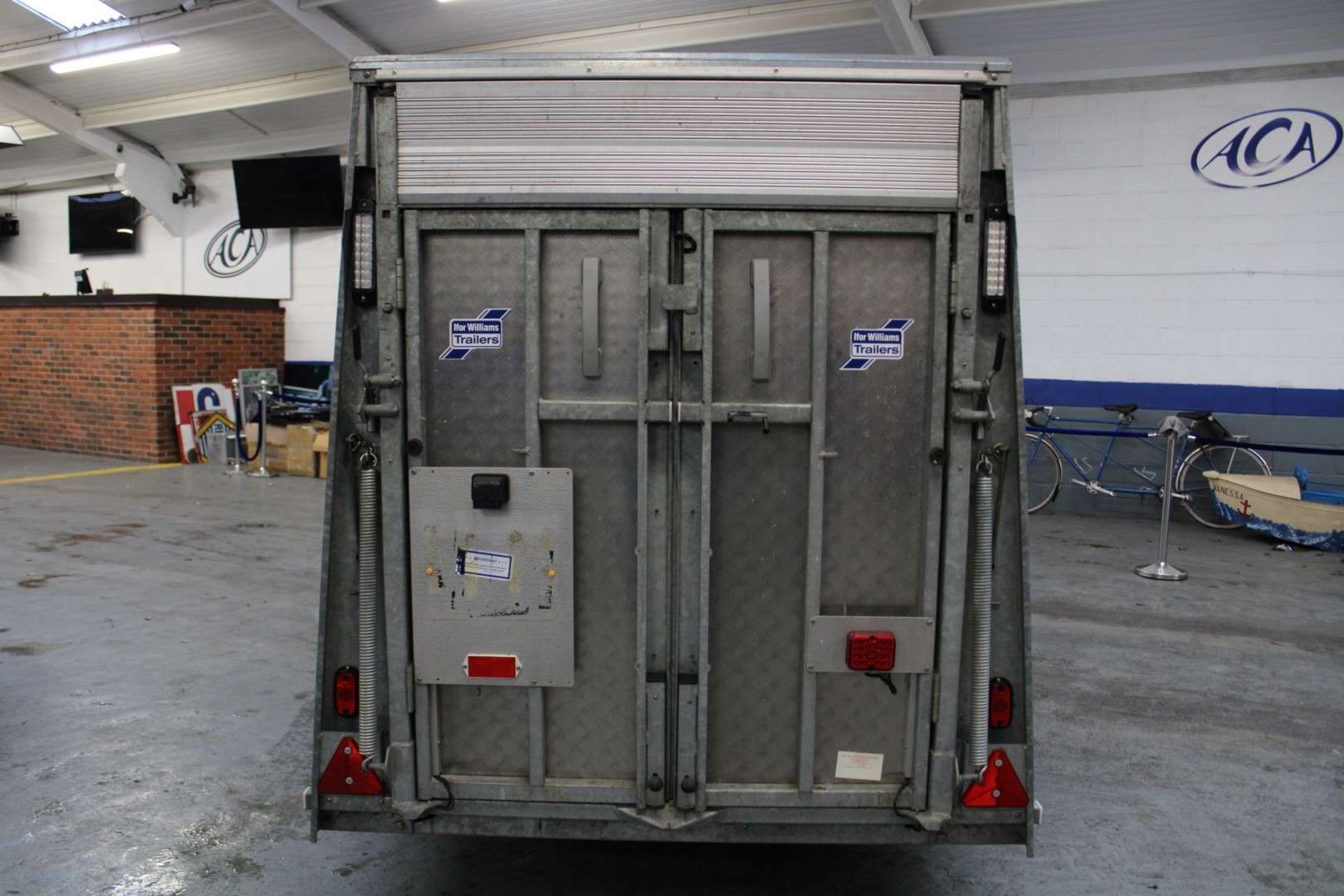 IFOR WILLIAMS COVERED MOTORCYCLE TRAILER.&nbsp; - Image 12 of 19