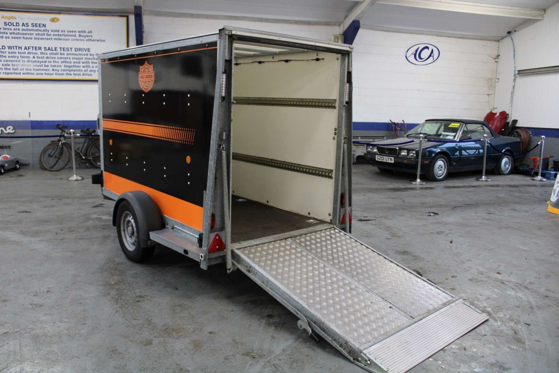 IFOR WILLIAMS COVERED MOTORCYCLE TRAILER.&nbsp; - Image 4 of 19