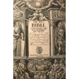 A CHARLES I HOLY BIBLE CONTAINING THE OLD TESTAMENT AND THE NEW AND BOUND WITH THE BOOK OF COMMON