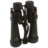 A PAIR OF BARR & STROUD WAR DEPARTMENT NAVAL BINOCULARS, contained in their leather case, together