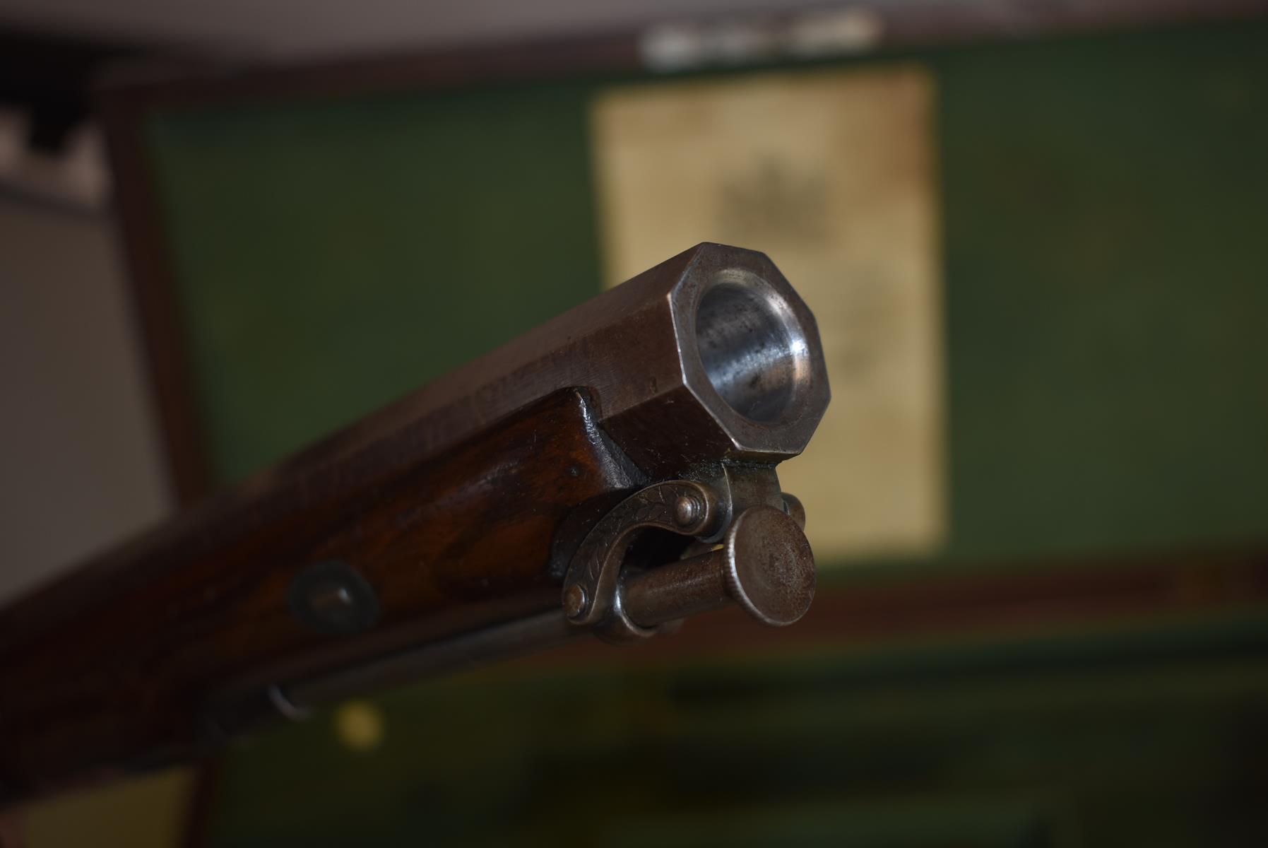 A GOOD CASED PAIR OF .600 CALIBRE PERCUSSION OFFICER'S PISTOLS BY WESTLEY RICHARDS, 9inch sighted - Image 15 of 29