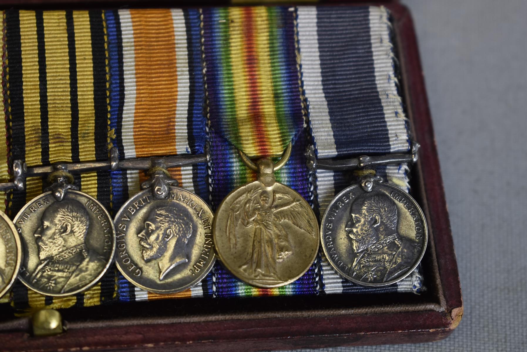 A NAVAL VICTORIA CROSS MINIATURE GROUP OF SEVEN, comprising Victoria Cross, North West Canada medal, - Image 5 of 7