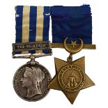 THE EGYPT MEDALS OF TROOPER T. ANKERS OF THE ROYAL HORSE GUARDS, comprising Egypt medal with TEL-