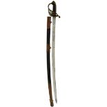 A WILLIAM IV 1822 PATTERN INFANTRY OFFICER'S SWORD BY PROSSER, 81.5cm blade etched with crowned WIVR