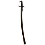 AN 1830 PATTERN SAXON CAVALRY TROOPER'S SWORD, 82.75cm curved blade stamped S.A. at the forte,
