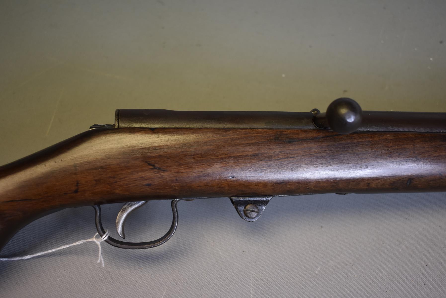 AN ANTIQUE HAENEL SPORT MODEL 33 JUNIOR AIR RIFLE, 13.5inch sighted barrel stamped with the - Image 4 of 13
