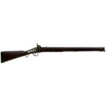 A .733 CALIBRE PATTERN 1841/2 TYPE 1 PERCUSSION VICTORIA CARBINE, 26inch sighted damascus barrel,