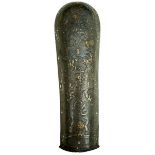 AN INDO-PERSIAN BAZU BAND OR ARM SHIELD, of characteristic form and profusely decorated with