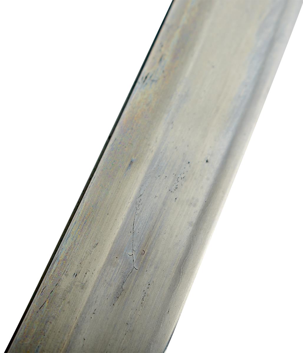 A WAKIZASHI, 48.3cm Shinto blade with three mekugi-ana, suguha hamon, itame hada, rebound tsuka with - Image 2 of 18