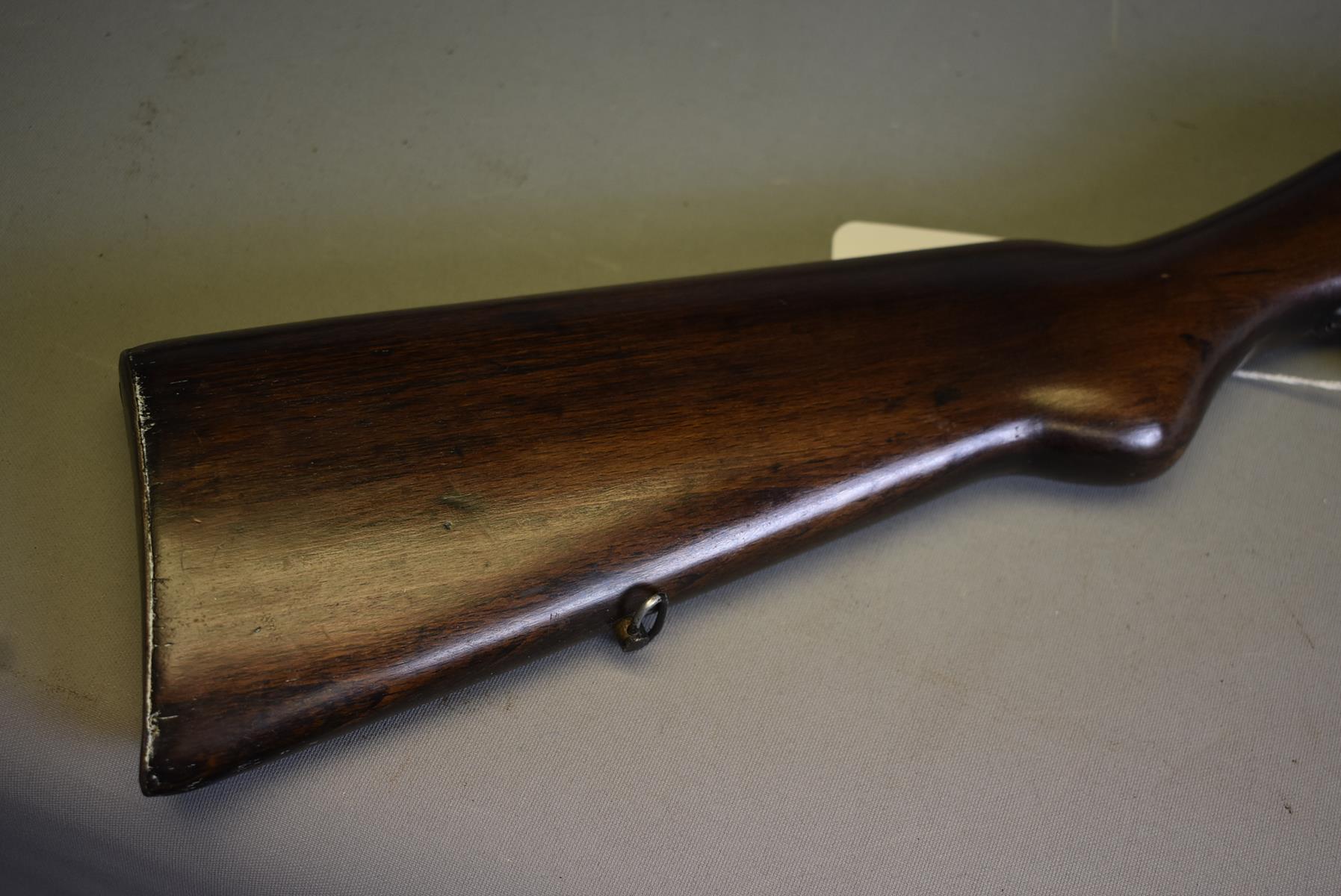 AN ANTIQUE HAENEL SPORT MODEL 33 JUNIOR AIR RIFLE, 13.5inch sighted barrel stamped with the - Image 3 of 13