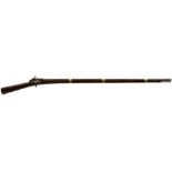 A 32-BORE NAPOLEONIC PERIOD COSSACK CAVALRY CARBINE, 38.5inch sighted barrel, miquelet lock,