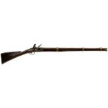 A SCARCE .650 CALIBRE FLINTLOCK CAVALRY CARBINE, 30.75inch sighted barrel engraved GRIFFIN & TOW