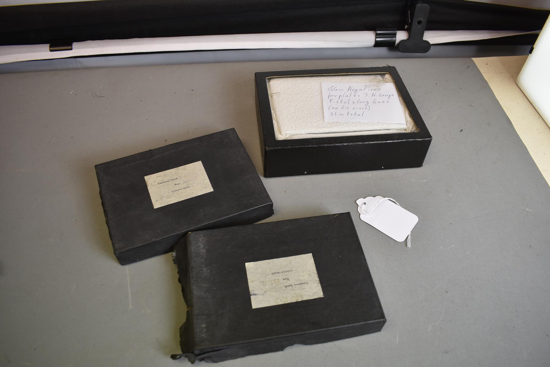 A RARE COLLECTION OF GLASS NEGATIVES FROM THE J. N. GEORGE COLLECTION, to include three boxes - Image 3 of 3