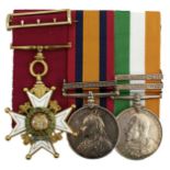 THE MEDALS OF COLONEL A.K. WYLLIE OF THE WEST RIDING REGIMENT, the Anglo-Boer War group of three