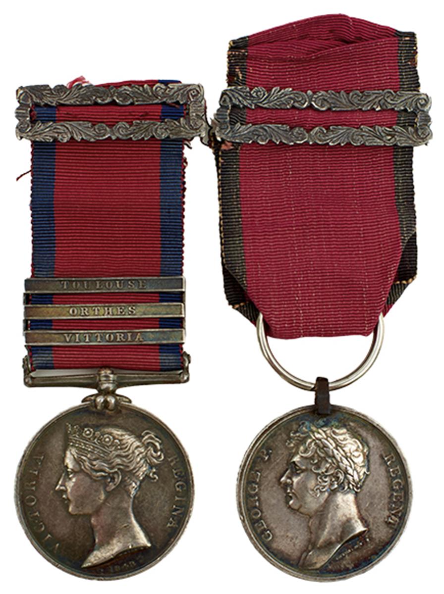 THE MEDALS OF LIEUTENANT R. MANSFIELD OF THE 15TH KING'S HUSSARS, comprising Military General