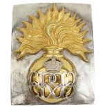 AN EXTREMELY RARE EVIIIR HONOURABLE ARTILLERY COMPANY OFFICER'S SHOULDER BELT PLATE, the white metal