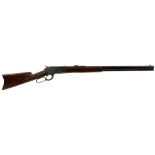 A 40-82 OBSOLETE CALIBRE WINCHESTER MODEL 1886 LEVER ACTION RIFLE, 26inch sighted barrel stamped