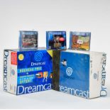 2 Dreamcast Konsolen + 3 Spiele